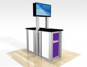 REEC-1257 / Double-Sided Pedestal Kiosk